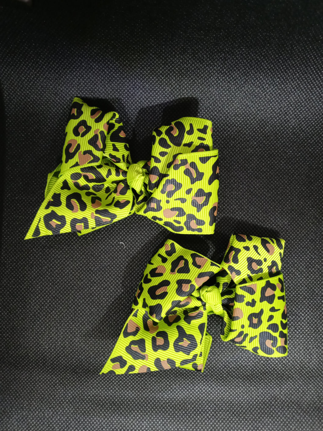 Girls' Printed Clip-In Hair Bows